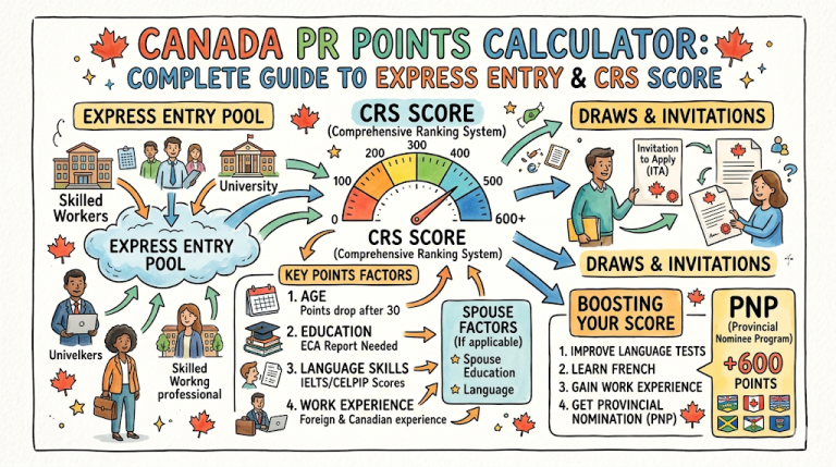 Pr Point Table Canada PR Points Calculator: Complete Guide to Express Entry & CRS ...