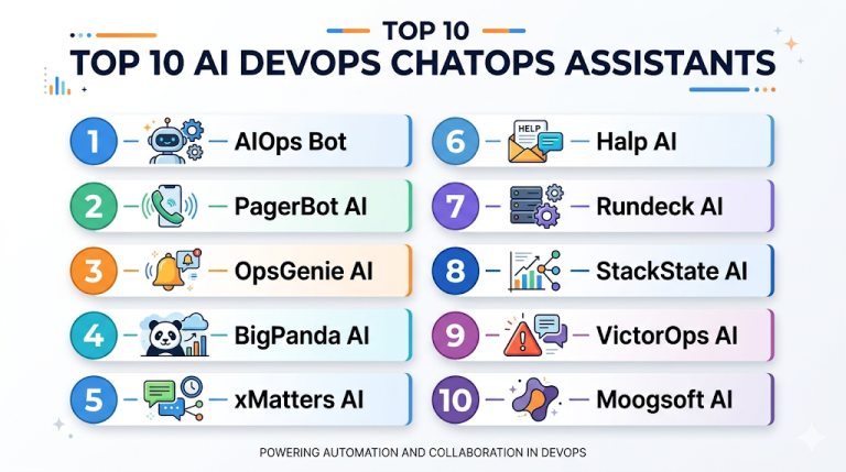 Top 10 AI DevOps ChatOps Assistants: Features, Pros, Cons & Comparison ...