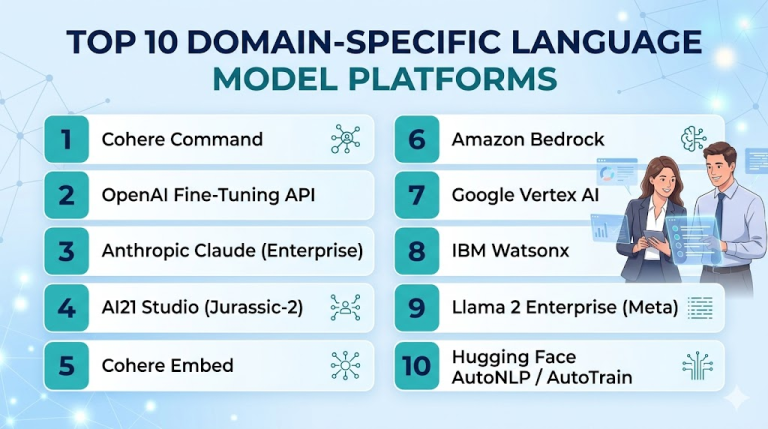 Top 10 Domain-Specific Language Model Platforms: Features, Pros, Cons ...